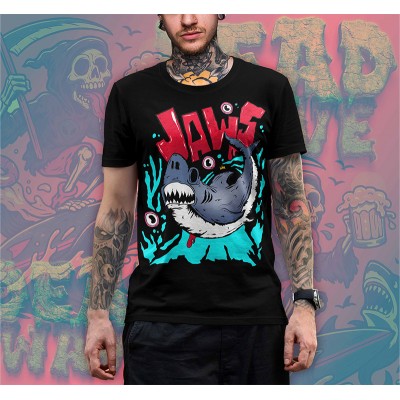 Тениска унисекс JAWS